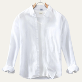 The Brookmoor Men’s Classic Linen Cotton Button Up Shirt