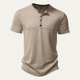 The Windsor Men’s Casual Henley Collar Summer T Shirt