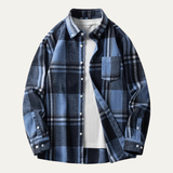 The Carpi Men’s Plaid Casual Flannel Shirt