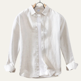 The Brookmoor Men’s Classic Linen Cotton Button Up Shirt