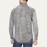 The Windcrest Men’s Casual Button Up Vintage Denim Shirt