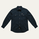 The Cedarfield Men’s Solid Color Multi Pocket Soft Cargo Shirt