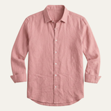 The Glenpark Ridge Men’s Linen Casual Button Up Shirt