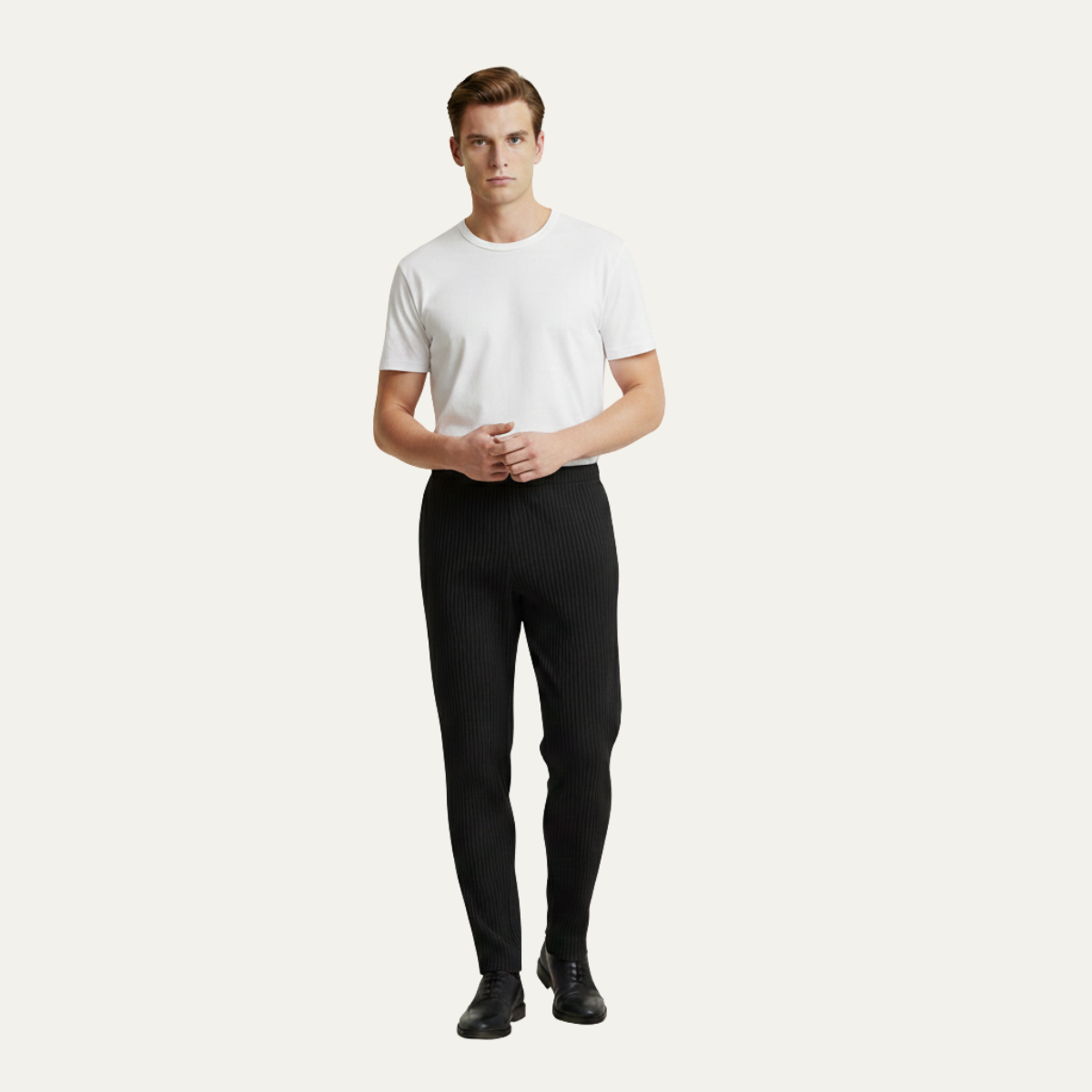 The Pineview Park Men’s Lightweight  Loose Fit Pleated Straight Leg Pants