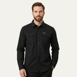 The Cedarfield Men’s Solid Color Multi Pocket Soft Cargo Shirt