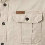 The Cedarfield Men’s Solid Color Multi Pocket Soft Cargo Shirt