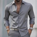 The Ostrava Men’s Slim Fit Business Stretch Dress Shirt