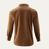 The Positano Men’s Casual Button Up Corduroy Shirt