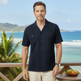 The Calderon Linen Cuban Shirt for Men