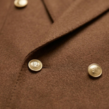 The Chelsea Men’s Brown Double Breasted Suit – Slim Fit Tailored 2 Piece Elegant Set