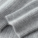 The Valladolid Men’s Winter Quarter Zip High Collar Knit Sweater