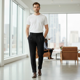 The Waterfall Ridge Men’s Classic Slim Fit Business Suit Pants