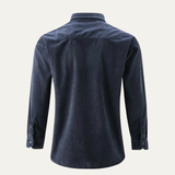 The Veneto Men’s Trendy Button Up Corduroy Shirt