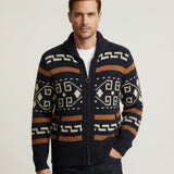 The Orvieto Men’s Vintage Thick Winter Shawl Collar Knit Cardigan