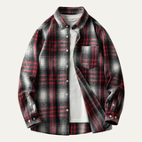 The Cuneo Men’s Plaid Lightweight Flannel Shirt