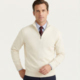 The Bronx Modern Quarter Zip Sweater for Men