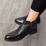 The Oxford Elegant Chelsea Boots for Men - Winter Luxury Business Shoes