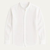Summer Casual Linen Men Shirt Relaxed Fit