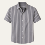 The Franciacorta Men’s Striped Casual Breathable Summer Shirt