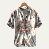 The Stonecrest Hill Men’s HawaiianTropical Button Up Beach Shirt