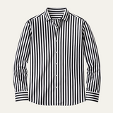 The Piacenza Men’s Casual Button-Down Printed Striped Shirt