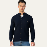 The Stratford Cotton Blend Cardigan for Men