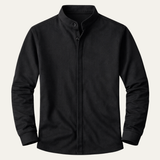 The Corniglia Men’s Slim Fit Stand Collar Knit Shirt