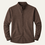 The Corniglia Men’s Slim Fit Stand Collar Knit Shirt