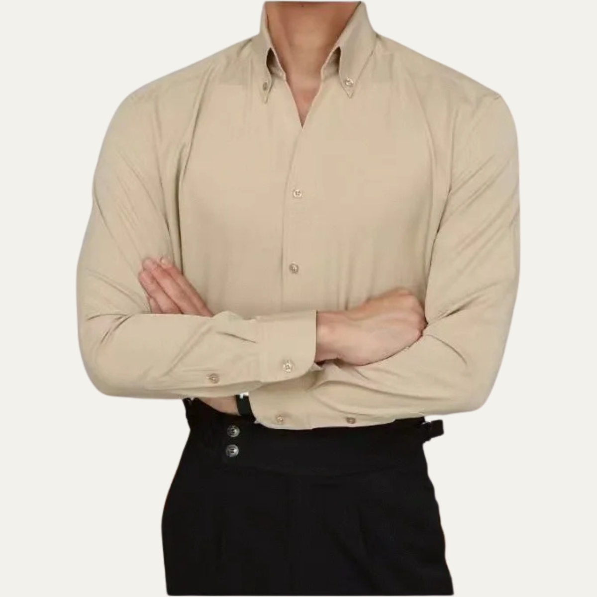 The Bellano Men’s Slim Fit Pointed Collar Business Dress Shirt