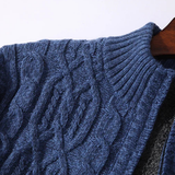 The Wentworth Men’s Thick Wool Fleece Cardigan