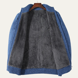 The Wentworth Men’s Thick Wool Fleece Cardigan