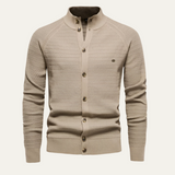 The Stratford Cotton Blend Cardigan for Men