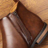 The Sicily Men’s Smart Casual Slip On Leather Chelsea Boots