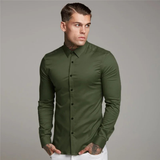 The Biarritz Men’s Smart Casual Button Up Slim Fit Dress Shirt