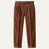The Riva Garda Men’s High Waist Double Pleated Trousers