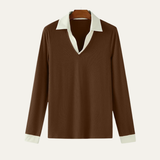 The Stromboli Men’s Slim Fit Casual Knit Patchwork Shirt