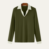 The Stromboli Men’s Slim Fit Casual Knit Patchwork Shirt