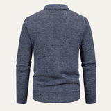 The Brightwood Men’s Winter Fleece Knit Plaid V Neck Cardigan