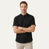 The Sardinia Men’s Casual Linen Henley Summer Shirt