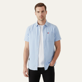 The Salerno Men’s Slim Fit Cotton Button Up Shirt