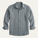 The Meadowrun Men’s Linen Trendy Button Up Shirt