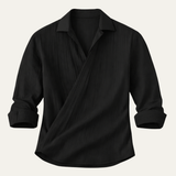 The Devonshire Men’s Slim Fit Business Dress Shirt – Black