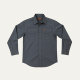 The Cedarfield Men’s Solid Color Multi Pocket Soft Cargo Shirt