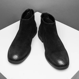 The Vicenza Men’s Zip Up Suede Leather Ankle Boots
