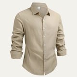 The Viareggio Men’s Elegant Button Down Linen Cotton Shirt