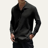 The Frascati Men’s Relaxed Fit  Casual Textured Shirt