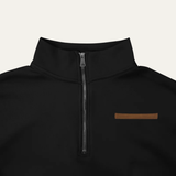 The Gallipoli Men’s Warm Stand Collar Half Zip Fleece Sweater