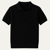 The Bormio Retro Knitted Polo for Men