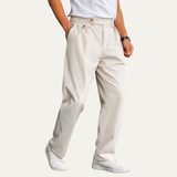 The Sunshine Coast Men’s Double Pleat Tailored Suit Smart Dress Pants