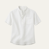 The Sicily Men’s Classic Linen Henley Summer Shirt